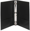 A Picture of product AVE-19650 Avery® Showcase Economy View Binder with Round Rings 3 1.5" Capacity, 11 x 8.5, Black