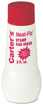 Carter's™ Neat-Flo™ Stamp Pad Inker 2 oz Bottle, Red