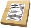 A Picture of product AVE-5126 Avery® Shipping Labels with TrueBlock® Technology w/ Laser Printers, 5.5 x 8.5, White, 2/Sheet, 100 Sheets/Box