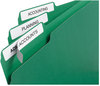 A Picture of product AVE-5366 Avery® Permanent TrueBlock® File Folder Labels with Sure Feed® Technology 0.66 x 3.44, White, 30/Sheet, 50 Sheets/Box