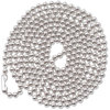 A Picture of product AVT-75417 Advantus® ID Badge Holder Chain,  Ball Chain Style, 36" Long, Nickel Plated, 100/Box