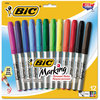 A Picture of product BIC-GPMAP12ASST BIC® Marking™ Fine Tip Permanent Marker,  Assorted, 12/Set