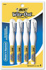 A Picture of product BIC-WOSQPP418 BIC® Wite-Out® Brand Shake 'n Squeeze™ Correction Pen,  8 ml, White, 4/Pack