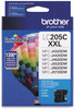 A Picture of product BRT-LC205C Brother LC2033PKS-LC205Y Ink LC205C Innobella Super High-Yield 1,200 Page-Yield, Cyan