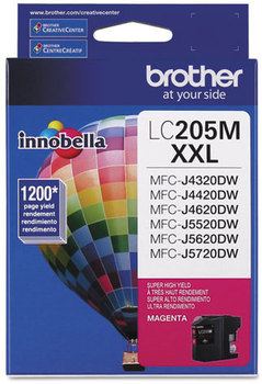 Brother LC2033PKS-LC205Y Ink LC205M Innobella Super High-Yield 1,200 Page-Yield, Magenta