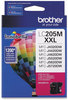 A Picture of product BRT-LC205M Brother LC2033PKS-LC205Y Ink LC205M Innobella Super High-Yield 1,200 Page-Yield, Magenta