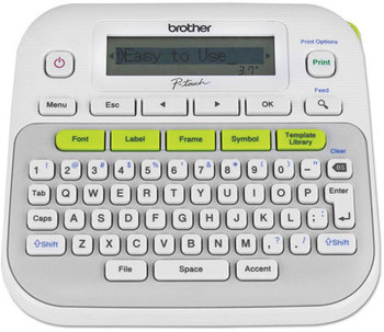 Brother P-Touch® PTD210 Easy, Compact Label Maker,  Compact Label Maker, 2 Lines
