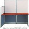A Picture of product BSH-WC36492A203 Bush® Office in an Hour™ Straight Workstation,  Hansen Cherry