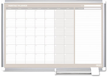 MasterVision® Planning Board,  36x24, Silver Frame