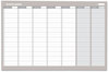 A Picture of product BVC-GA05105830 MasterVision® Planning Board,  48x36, White/Silver