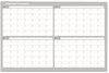 A Picture of product BVC-GA05105830 MasterVision® Planning Board,  48x36, White/Silver