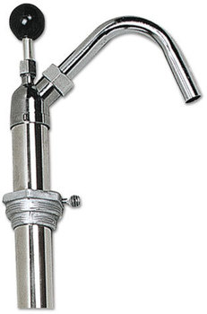 Boardwalk® Chrome Bottle Pump,  22 oz/Pump, Chrome, 42 1/2"