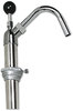 A Picture of product BWK-00422 Boardwalk® Chrome Bottle Pump,  22 oz/Pump, Chrome, 42 1/2"