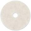 A Picture of product BWK-4024NAT Boardwalk® Ultra High-Speed Burnishing Floor Pads. 24 in. Natural White. 5/case.