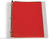 A Picture of product CLI-32934 C-Line® Two-Pocket Heavyweight Poly Portfolio Folder with Three-Hole Punch,  Letter, Red, 25/Box