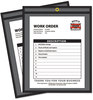 A Picture of product CLI-45911 C-Line® Stitched Shop Ticket Holders,  Stitched, One Side Clear, 50", 8 1/2 x 11, 25/BX