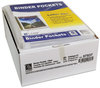 A Picture of product CLI-57537 C-Line® Poly Binder Pockets,  11 1/2 x 9 1/4, Clear, 5/Pack