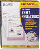 A Picture of product CLI-62018 C-Line® Polypropylene Sheet Protector,  Non-Glare, 2", 11 x 8 1/2, 50/BX