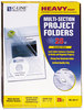 A Picture of product CLI-62117 C-Line® Multi-Section Project Folders,  Letter, 1/3 Tab, Clear/Clear 25/PK