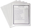 A Picture of product CLI-62117 C-Line® Multi-Section Project Folders,  Letter, 1/3 Tab, Clear/Clear 25/PK
