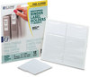 A Picture of product CLI-70025 C-Line® Self-Adhesive Binder Label Holders,  Top Load, 1-3/4 x 3-1/4, Clear, 12/Pack