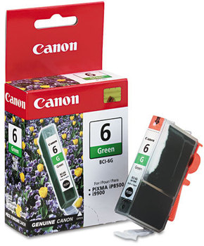 Canon® BCI6G, BCI6R Ink Tank,  Green