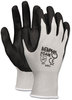 A Picture of product CRW-9673XL Memphis™ Economy Foam Nitrile Gloves,  Gray/Black, 12 Pairs