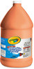 A Picture of product CYO-542128036 Crayola® Washable Paint,  Orange, 1 gal