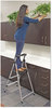 A Picture of product DAD-BXL226003S Louisville® Black & Decker Aluminum Step Stool,  250lb cap, 20w x 31 spread x 47h