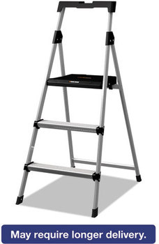 Louisville® Black & Decker Aluminum Step Stool,  250lb cap, 20w x 31 spread x 47h