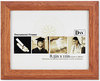 A Picture of product DAX-2703N8X DAX® Stepped Solid Wood Document/Certificate Frame,  Wood, 8-1/2 x 11, Stepped Oak