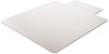A Picture of product DEF-CM13113 deflecto® DuraMat® Moderate Use Chair Mat for Low Pile Carpeting,  36 x 48 w/Lip, Clear