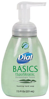 Dial® Professional Basics Foaming Hand Soap,  7.5oz, Honeysuckle, 8/Carton