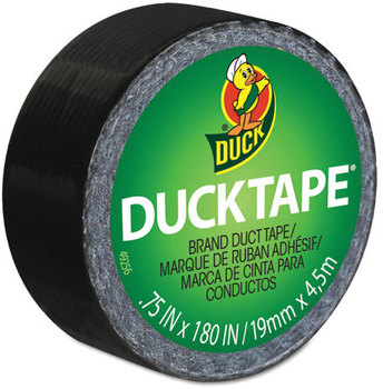 Duck® Ducklings,  9 mil, 3/4" x 180", Black