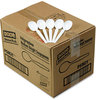 A Picture of product DXE-PSM21 Dixie® Plastic Cutlery,  Mediumweight Soup Spoons, White, 1000/Carton