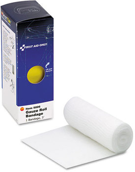First Aid Only™ Conforming Gauze Roll,  3"