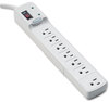 A Picture of product FEL-99004 Fellowes® Advanced Seven-Outlet Surge Protector,  7 Outlets, 6 ft Cord, 840 Joules