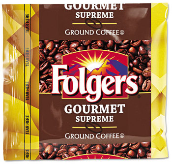 Folgers® Coffee,  Fraction Pack, Gourmet Supreme, 1.75oz, 42/Carton