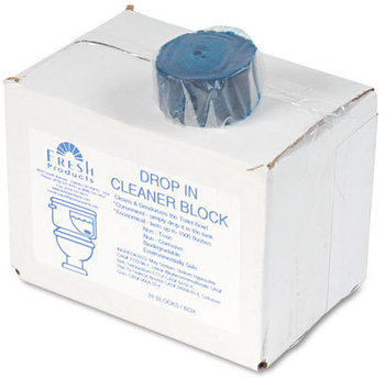 Fresh Products Drop-In Non-Para Tank Cleaner Block,  24/Box, 72/Case