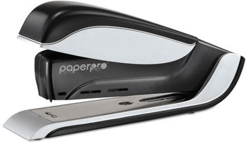 PaperPro® inFLUENCE™+ 25 Premium Desktop Stapler,  25-Sheet Capacity, Black/Silver