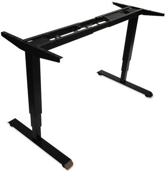 Alera® AdaptivErgo® Sit-Stand Three-Stage Electric Height-Adjustable Table Base with Memory Controls 3-Stage Control, 48.06" x 24.35" 25" to 50.7",Black