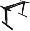 A Picture of product ALE-HT3SAB Alera® AdaptivErgo® Sit-Stand Three-Stage Electric Height-Adjustable Table Base with Memory Controls 3-Stage Control, 48.06" x 24.35" 25" to 50.7",Black