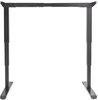 A Picture of product ALE-HT3SAB Alera® AdaptivErgo® Sit-Stand Three-Stage Electric Height-Adjustable Table Base with Memory Controls 3-Stage Control, 48.06" x 24.35" 25" to 50.7",Black