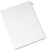 A Picture of product AVE-01051 Avery® Preprinted Style Legal Dividers Exhibit Side Tab Index 10-Tab, 51, 11 x 8.5, White, 25/Pack, (1051)