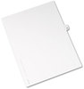 A Picture of product AVE-01065 Avery® Preprinted Style Legal Dividers Exhibit Side Tab Index 10-Tab, 65, 11 x 8.5, White, 25/Pack, (1065)