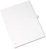 A Picture of product AVE-11924 Avery® Preprinted Style Legal Dividers Exhibit Side Tab Index 10-Tab, 14, 11 x 8.5, White, 25/Pack