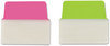 A Picture of product AVE-74764 Avery® Ultra Tabs® Repositionable Big Tabs: 2" x 1.75", 1/5-Cut, Assorted Neon Colors, 20/Pack