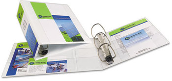 Avery® Heavy-Duty View Binder with DuraHinge® and One Touch EZD® Rings Locking 3 4" Capacity, 11 x 8.5, White