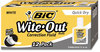 A Picture of product BIC-WOFQD12WE BIC® Wite-Out® Brand Quick Dry Correction Fluid,  20 ml Bottle, White, 1/Dozen