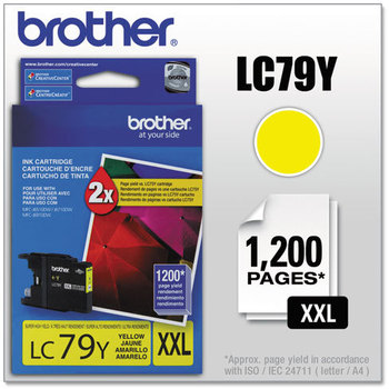 Brother LC793PKS-LC79Y Ink,  Yellow